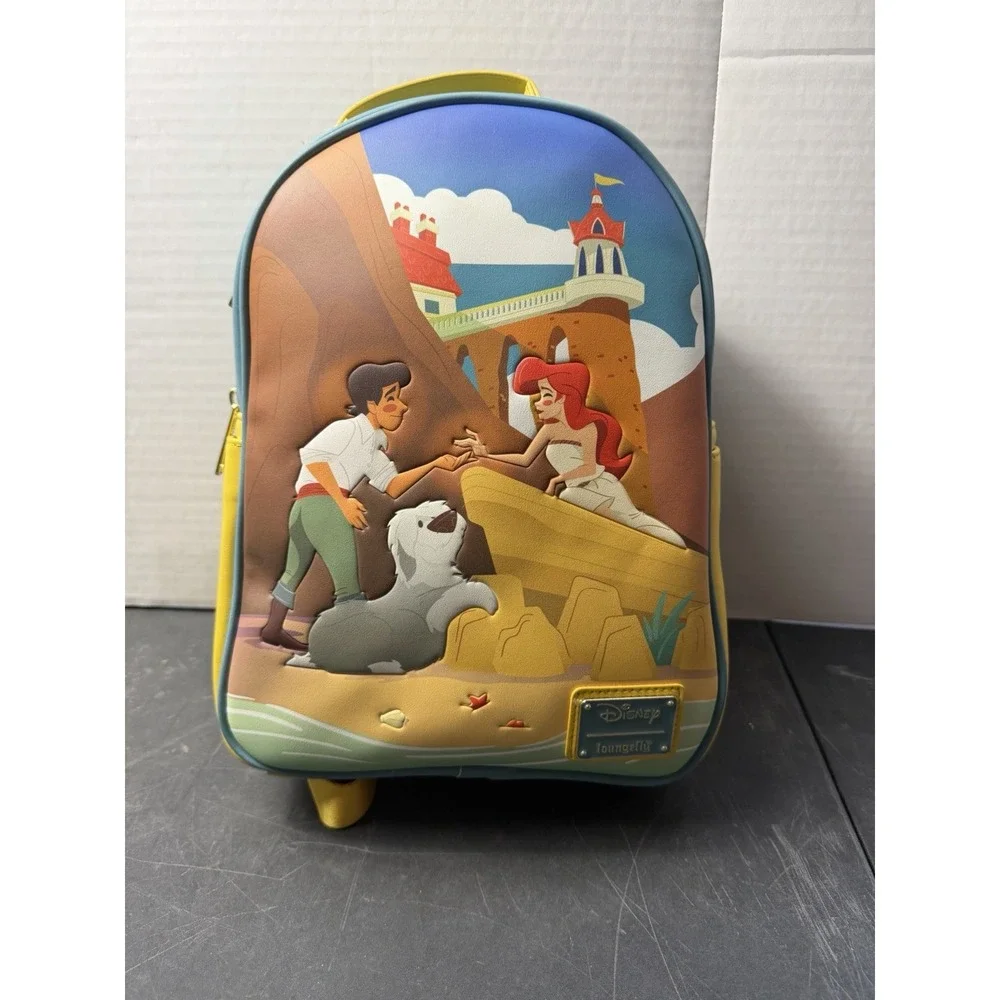 NWT Loungefly Disney The Little Mermaid Ariel & Eric Beach Mini Backpack